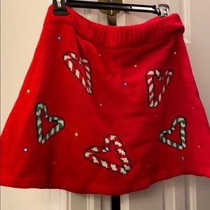Tacky sweater skirt- Christmas sweater accessory